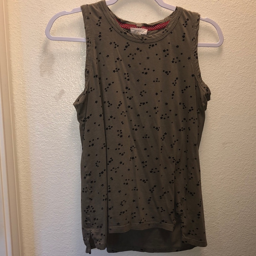 Green shirt with Star Pattern